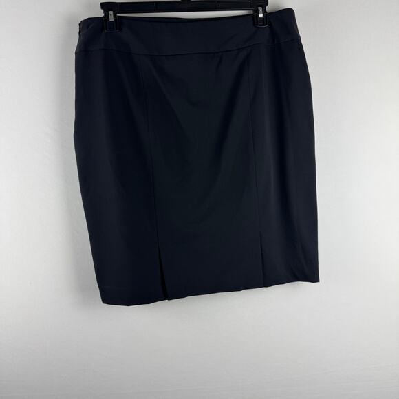 Liz Claiborne Dresses & Skirts - Liz Clairborne Women Pencil Skirt Black Size 16 Dressy Business Casual Lined